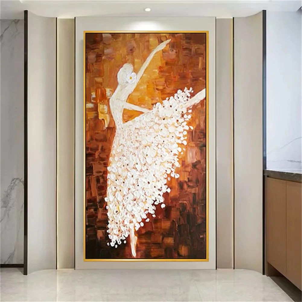 3D Thick Knife Oil Painting 100% Hand-Painted Dancer Canvas Picture Art For Home Decor Wall Drawing On Living Room Mural Gift
3D Thick Knife Oil Painting 100% Hand-Painted Dancer Canvas Picture Art For Home Decor Wall Drawing On Living Room Mural Gift
