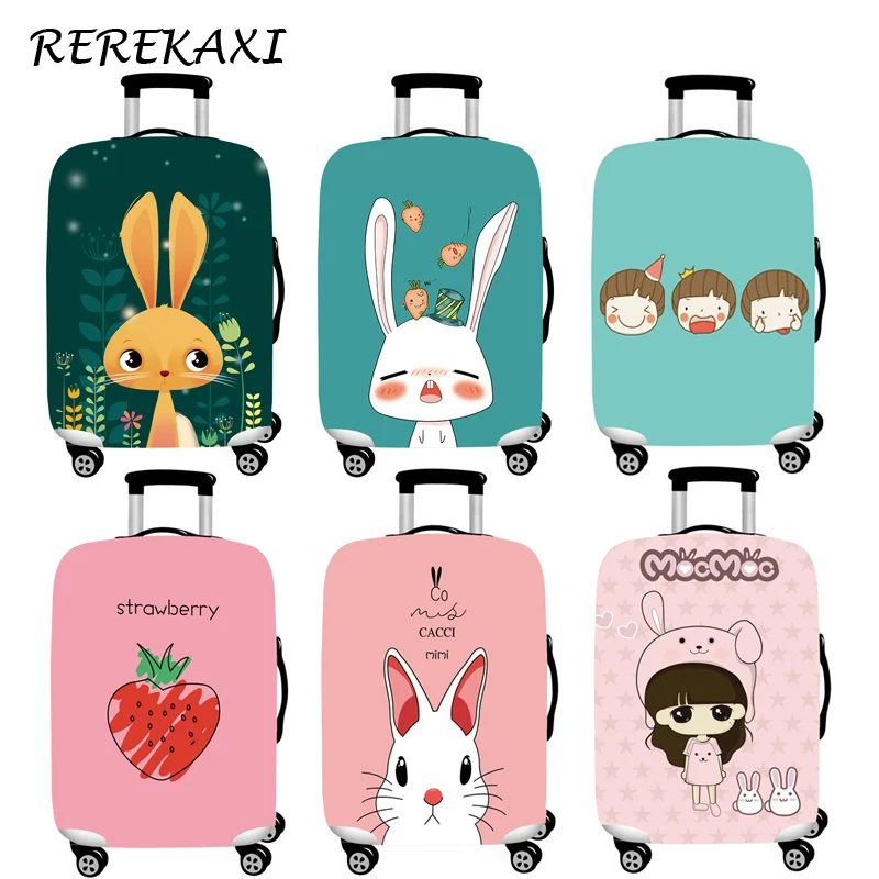 Cartoon Rabbit Luggage Cover Suitcase Elastic Protection Case Covers 18-32 inch Trolley Baggage Dust Covers Travel Accessories
Cartoon Rabbit Luggage Cover Suitcase Elastic Protection Case Covers 18-32 inch Trolley Baggage Dust Covers Travel Accessories
