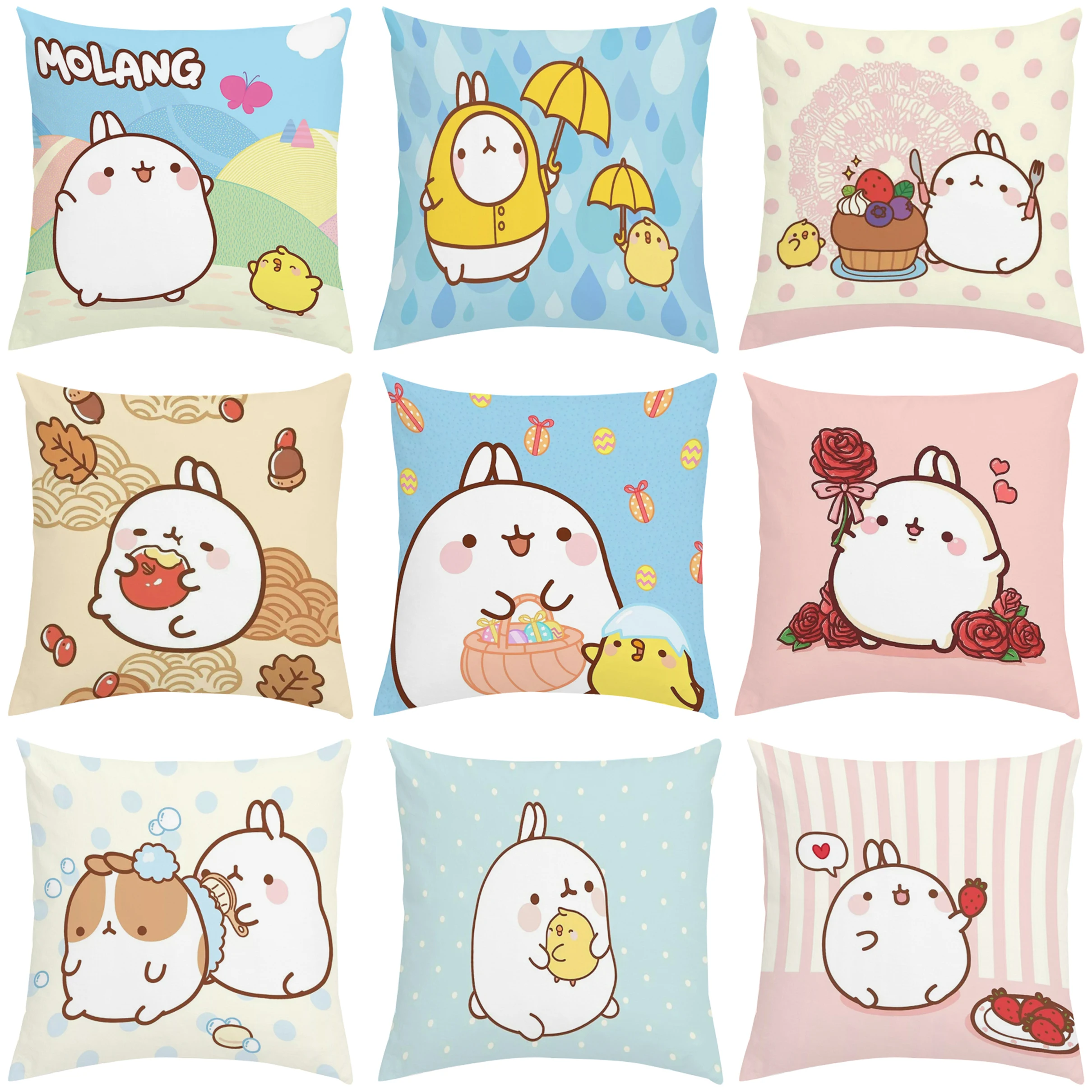 Couple Pillow Pillowcases 50x50 Molang Decorative Pillows for Sofa Cushion Cover Luxury Pillowcase 40x40 Cushions Home Decor
Couple Pillow Pillowcases 50x50 Molang Decorative Pillows for Sofa Cushion Cover Luxury Pillowcase 40x40 Cushions Home Decor