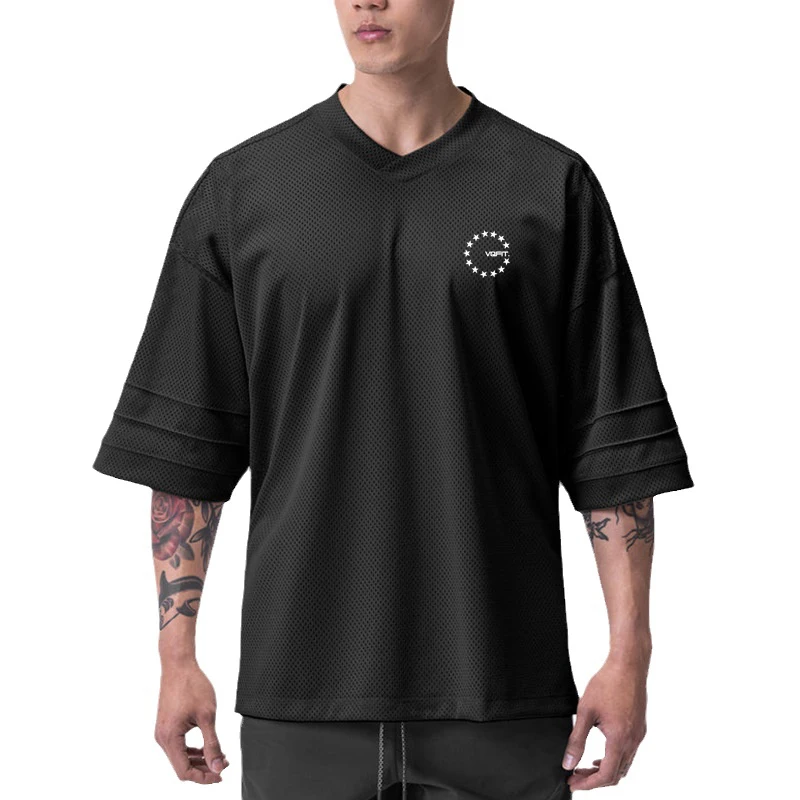 New Mens Bodybuilding Running Gym Korean Clothing Mesh Sports Fashion Short Sleeve T-Shirt Fitness Oversize V-neck Tights Tshirt
New Mens Bodybuilding Running Gym Korean Clothing Mesh Sports Fashion Short Sleeve T-Shirt Fitness Oversize V-neck Tights Tshirt