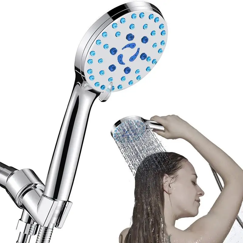 

High-Pressure Shower Head Effective Showerhead With Handheld Sprayer High Flow Handheld Shower Head Set With Shower Hose For