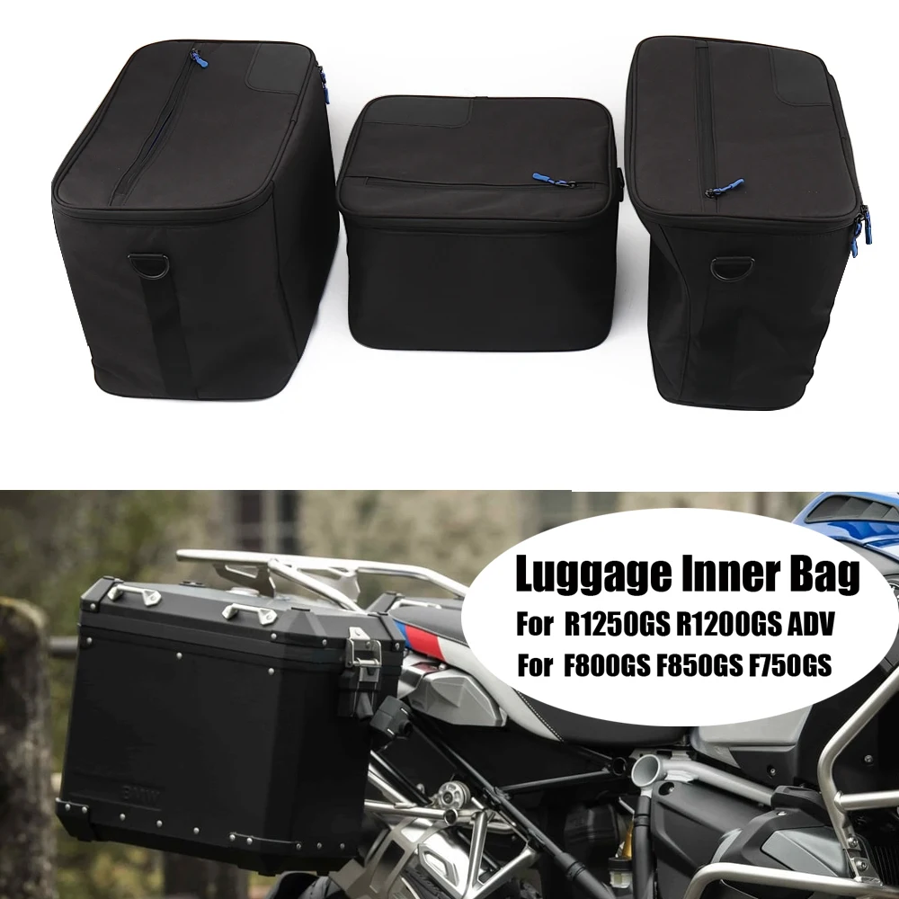 

Новая мотоциклетная сумка для багажа, черные Внутренние Сумки, синяя верхняя боковая Фотосумка для BMW R1250GS R1200GS ADV F800GS F850GS F750GS