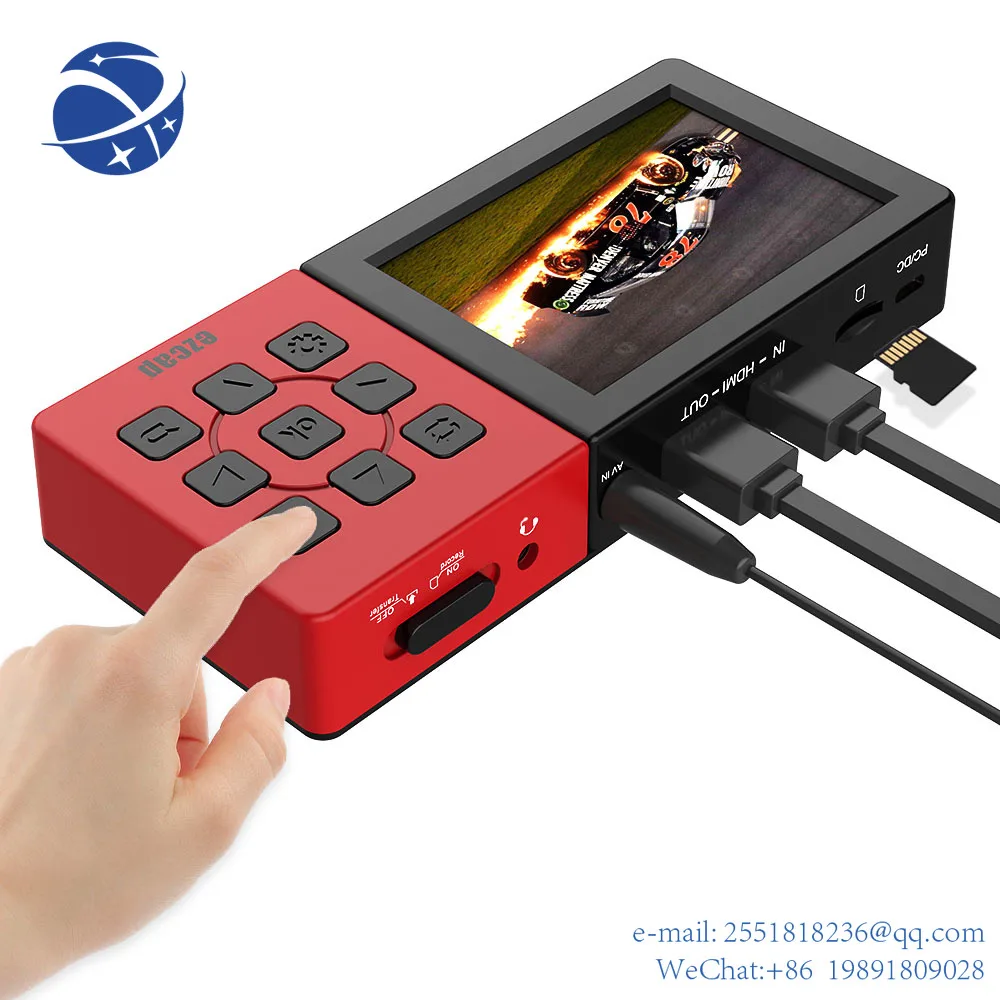 YYHC LCD Screen Portable HDMI Video Capture Box 1080P 30 with HDMI Loop Game Recorder Ezcap273a Microphone Ezcap Mini USB
YYHC LCD Screen Portable HDMI Video Capture Box 1080P 30 with HDMI Loop Game Recorder Ezcap273a Microphone Ezcap Mini USB