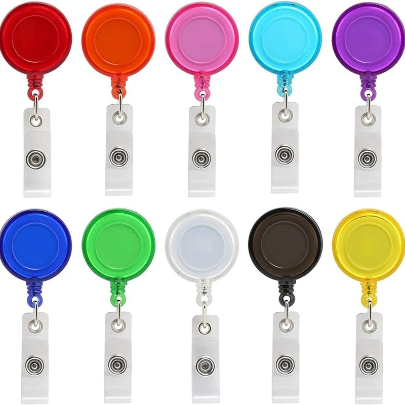 10 PCS/Lot Retractable Badge Holder Creative ID Name Card Badges Reel Business Gifts Office Supplies Credential Holder
10 PCS/Lot Retractable Badge Holder Creative ID Name Card Badges Reel Business Gifts Office Supplies Credential Holder