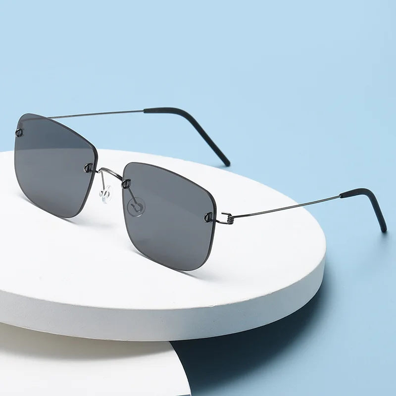 Denmark Brand Square Men's Sunglasses Rimless Titanium Screwless UV400 Gradient Sunglass Women Outdoor Driving Sun Glasses
Denmark Brand Square Men's Sunglasses Rimless Titanium Screwless UV400 Gradient Sunglass Women Outdoor Driving Sun Glasses
