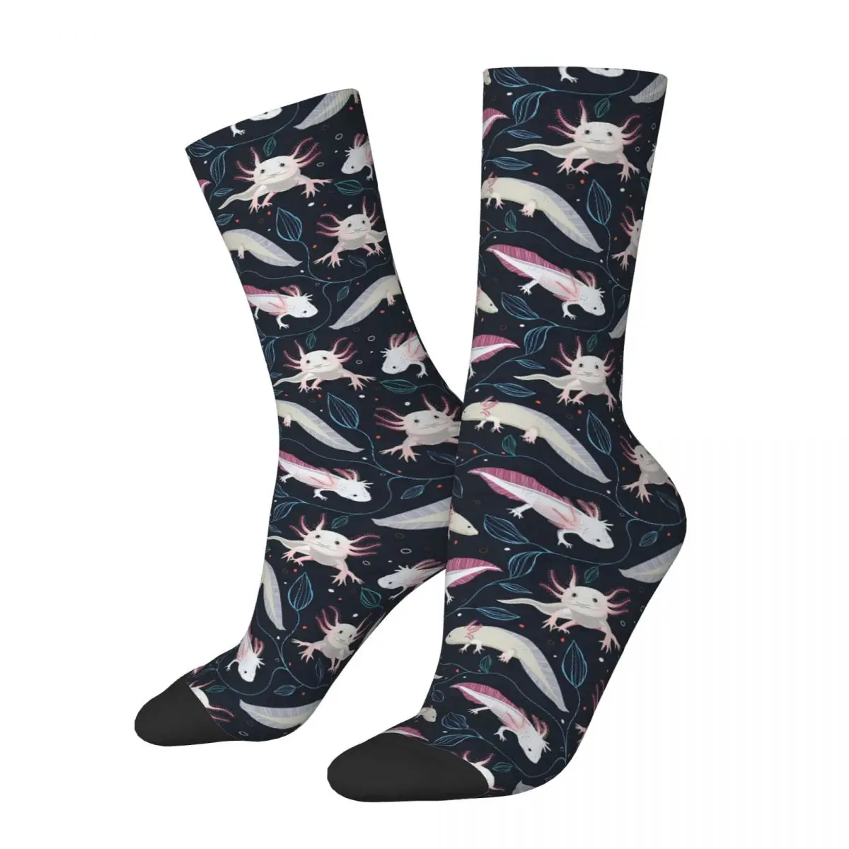 

Cute Axolotls Pattern , Salamander Axolotl Lover Unisex Winter Socks Windproof Happy Socks street style Crazy Sock