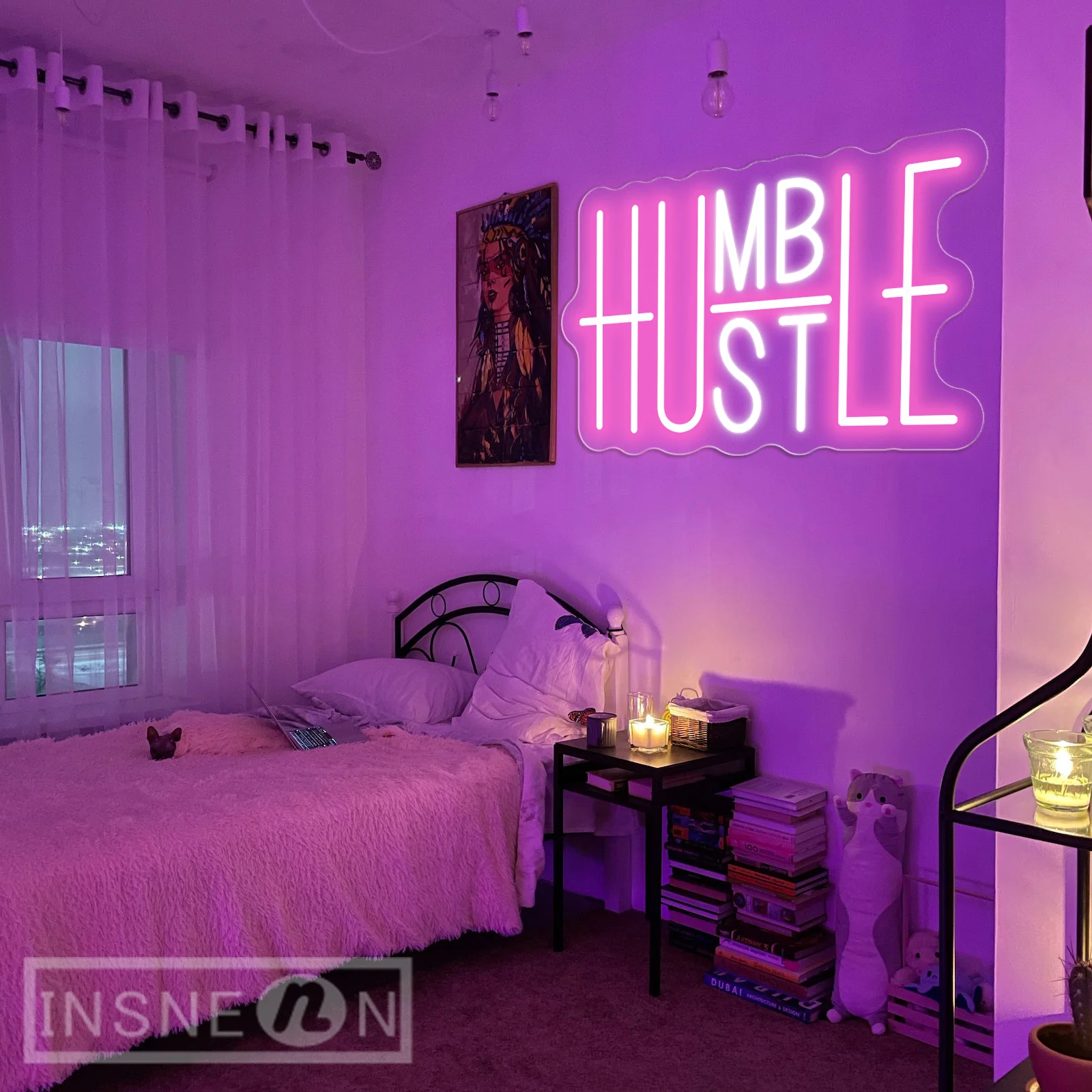 Hustle LED Neon Sign for Wall Decor Humble Neon Lights Party Decorations for Office Room Gym Room Art Wall Decor LED Neon Lights
Hustle LED Neon Sign for Wall Decor Humble Neon Lights Party Decorations for Office Room Gym Room Art Wall Decor LED Neon Lights