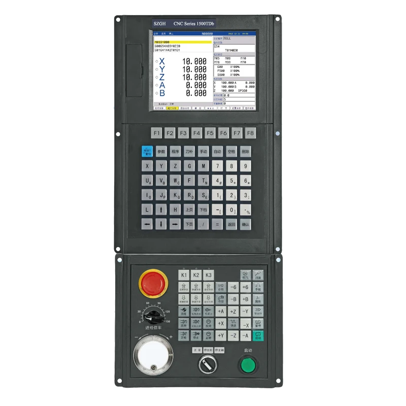 

Best NEW Vertical CNC lathe 5 Axis controller total solution -CNC1500TDc-5 G code stepper servovery high performance.