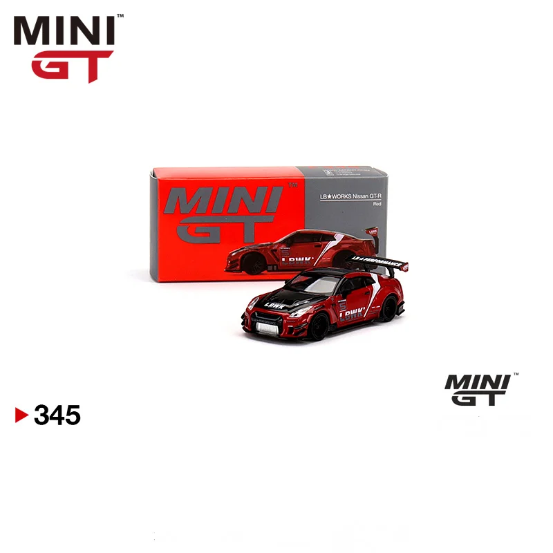 MINI GT 1:64 NISSAN GT-R R35 #345, литой автомобиль, модель, игрушки, подарочные украшения
MINI GT 1:64 NISSAN GT-R R35 #345, литой автомобиль, модель, игрушки, подарочные украшения
