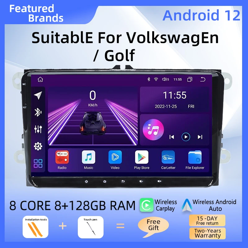 Автомобильный мультимедийный плеер на Android 12 для Volkswagen Amarok Golf 5 6 Polo Passat B6 B7 CC T5 Skoda
Автомобильный мультимедийный плеер на Android 12 для Volkswagen Amarok Golf 5 6 Polo Passat B6 B7 CC T5 Skoda