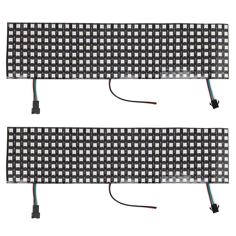2X LED Matrix Panel, WS2812B RGB 832 Pixels Digital Flexible Dot Matrix Individually Addressable LED Display Screen
2X LED Matrix Panel, WS2812B RGB 832 Pixels Digital Flexible Dot Matrix Individually Addressable LED Display Screen