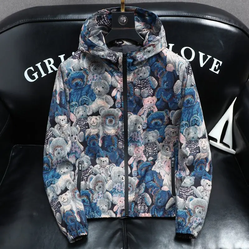 Men's spring and autumn new trendy brand slim hooded jacket casual and versatile jacket trend
Men's spring and autumn new trendy brand slim hooded jacket casual and versatile jacket trend