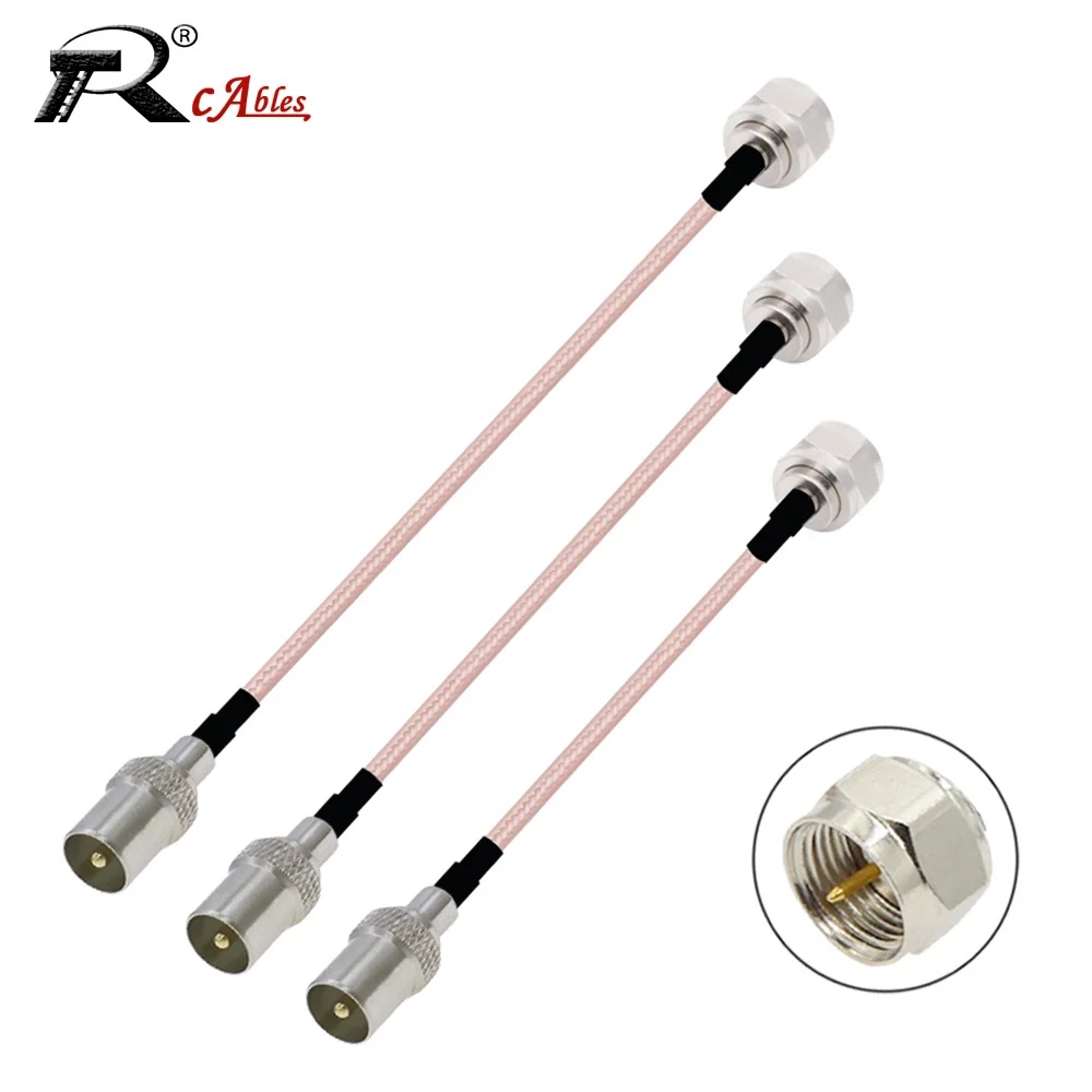 1PC F Male Right Angle to TV Male Connector RG316 Pigtail Cable RF Coaxial Cable Adapter for TV Signal WIFI GSM GPS 4G 5G Module
1PC F Male Right Angle to TV Male Connector RG316 Pigtail Cable RF Coaxial Cable Adapter for TV Signal WIFI GSM GPS 4G 5G Module