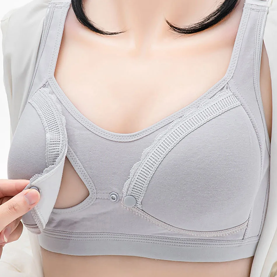 Maternity Nursing Bra Large Size Thin Breastfeeding Brassiere Maternity Bra Cotton Wirefree Front Buckle Thin Maternity Clothing
Maternity Nursing Bra Large Size Thin Breastfeeding Brassiere Maternity Bra Cotton Wirefree Front Buckle Thin Maternity Clothing