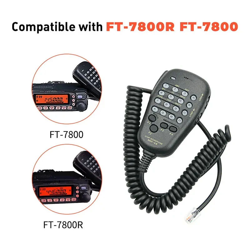 

MH-48A6J MH-48 DTMF Microphone for YAESU Mobile Radios FT-8800R FT-8900R FT-7900R FT-1807 FT-7800R FT-2900R FT-1900R