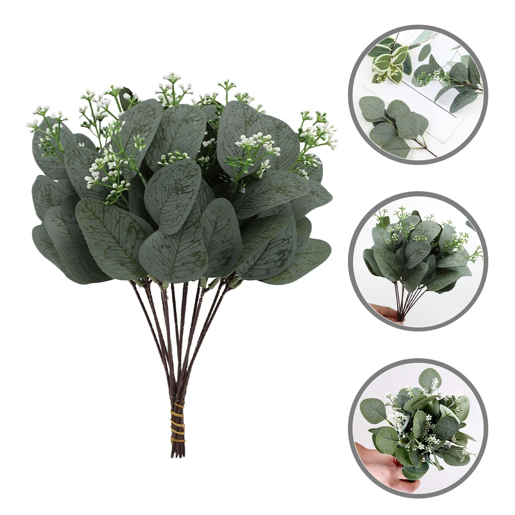 24 Pcs Christmas Tree Ornament Artificial Eucalyptus Leaf Fake Leaves Branch Plant Adornments Picks Faux Stems
24 Pcs Christmas Tree Ornament Artificial Eucalyptus Leaf Fake Leaves Branch Plant Adornments Picks Faux Stems