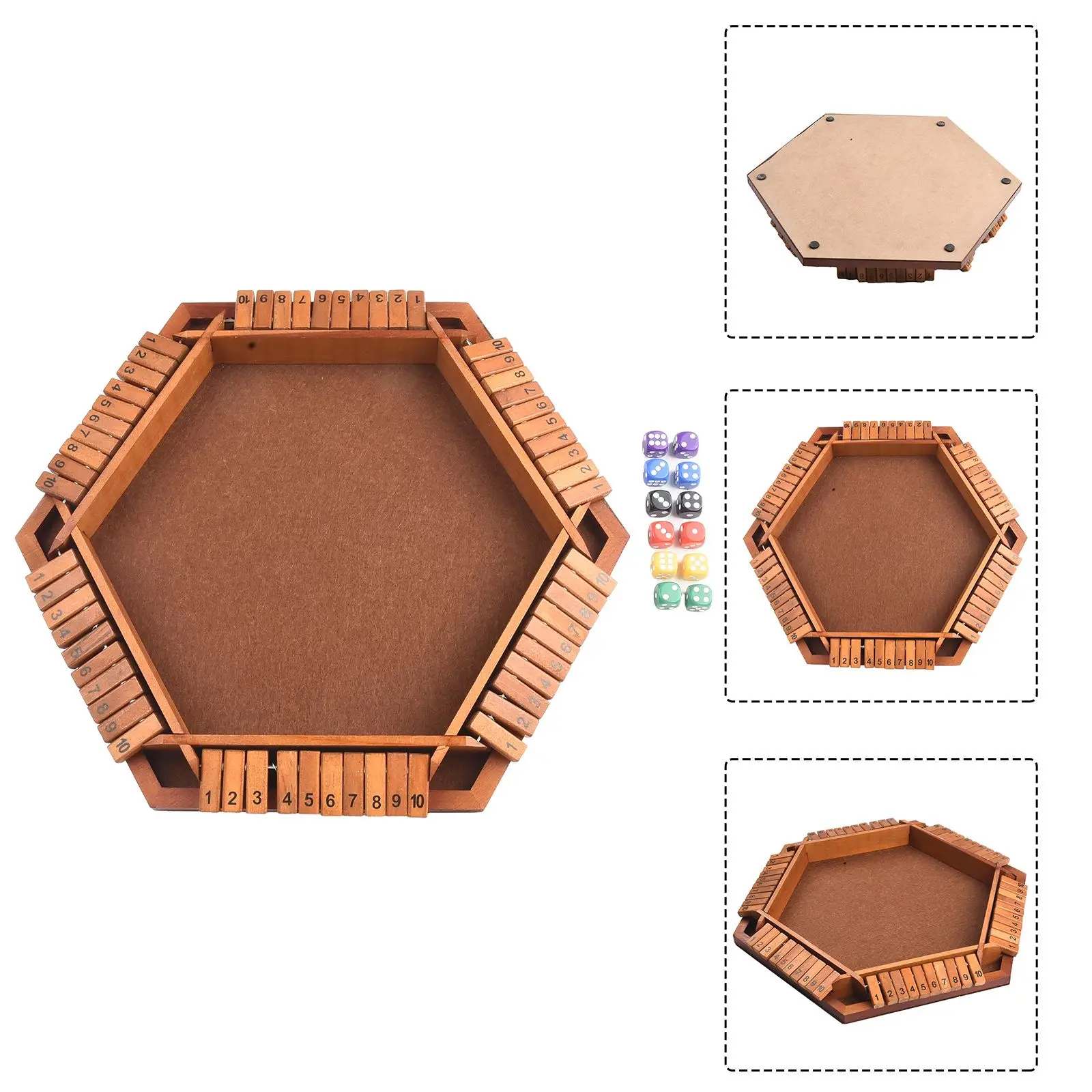 Dice Game Shut The Box Table Math Game Tabletop Wooden Board Classics Classroom Family For Kids Adults Druable
Dice Game Shut The Box Table Math Game Tabletop Wooden Board Classics Classroom Family For Kids Adults Druable