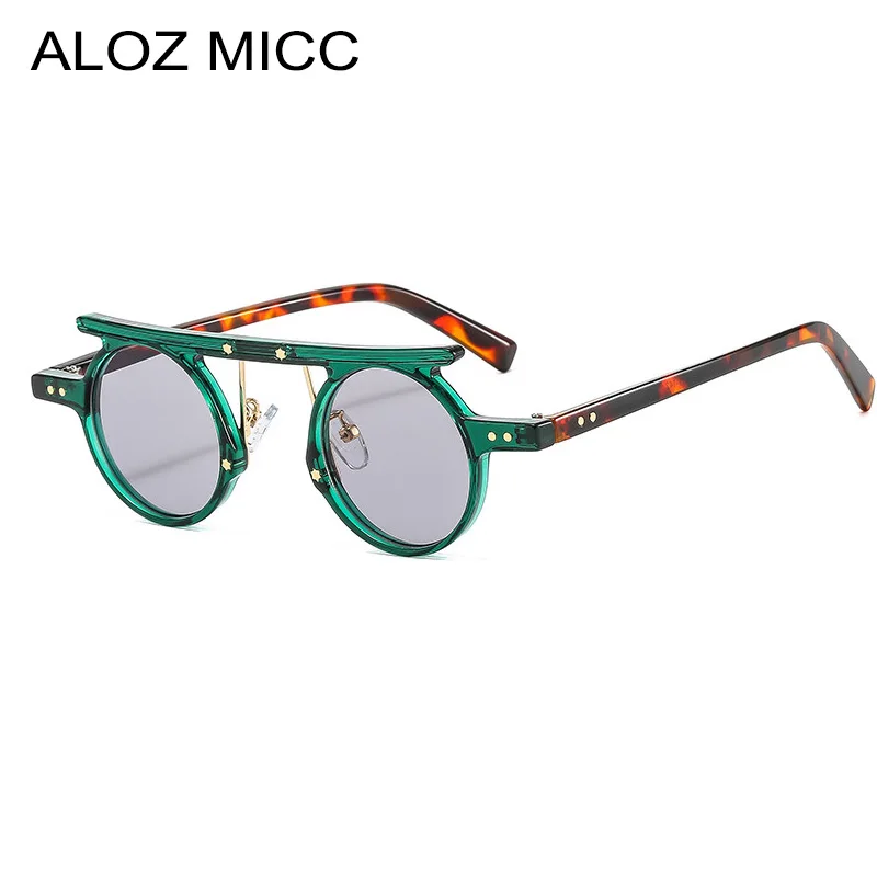 Classic Round Punk Sunglasses Women Men Vintage Green Gray Sun Glasses Female Trends Shades Rivets Decorate Eyewear UV400 De Sol
Classic Round Punk Sunglasses Women Men Vintage Green Gray Sun Glasses Female Trends Shades Rivets Decorate Eyewear UV400 De Sol
