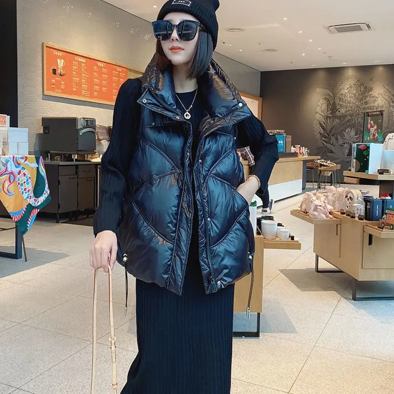 Female Oversized Cotton Vests Women Sleeveless Coat Waistcoat Ladies Puffer Parkas Warm Down Outwear G813
Female Oversized Cotton Vests Women Sleeveless Coat Waistcoat Ladies Puffer Parkas Warm Down Outwear G813