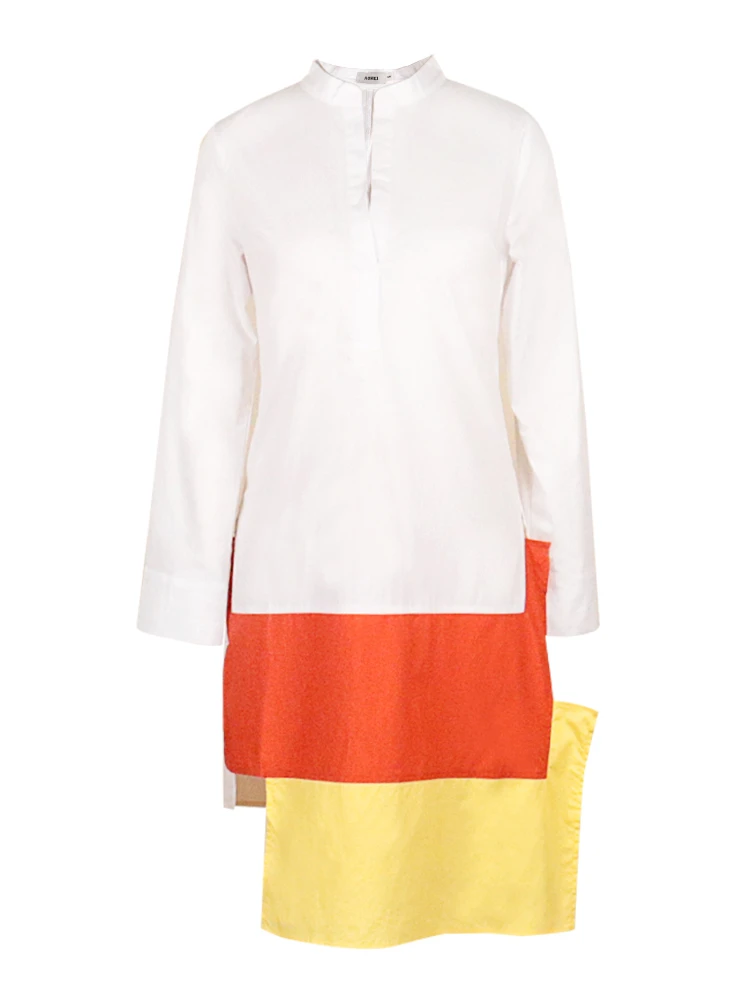 White Shirt Dress Women Long Sleeves Color Block Causal Office Lady Knee Length Female Robes Tunics Summer Autumn Drop Shipping
White Shirt Dress Women Long Sleeves Color Block Causal Office Lady Knee Length Female Robes Tunics Summer Autumn Drop Shipping