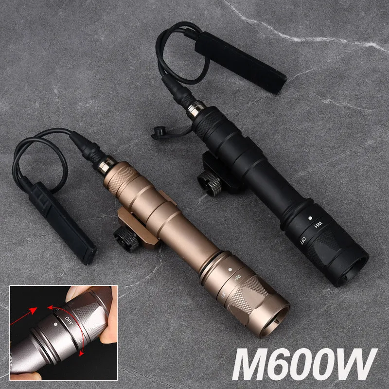 

WADSN Airsoft M600 M600W SF Flashlight Tactical Gun Light Strobe Weapon Light SF M600W Rifle Lamp Dual-function Remote Switch