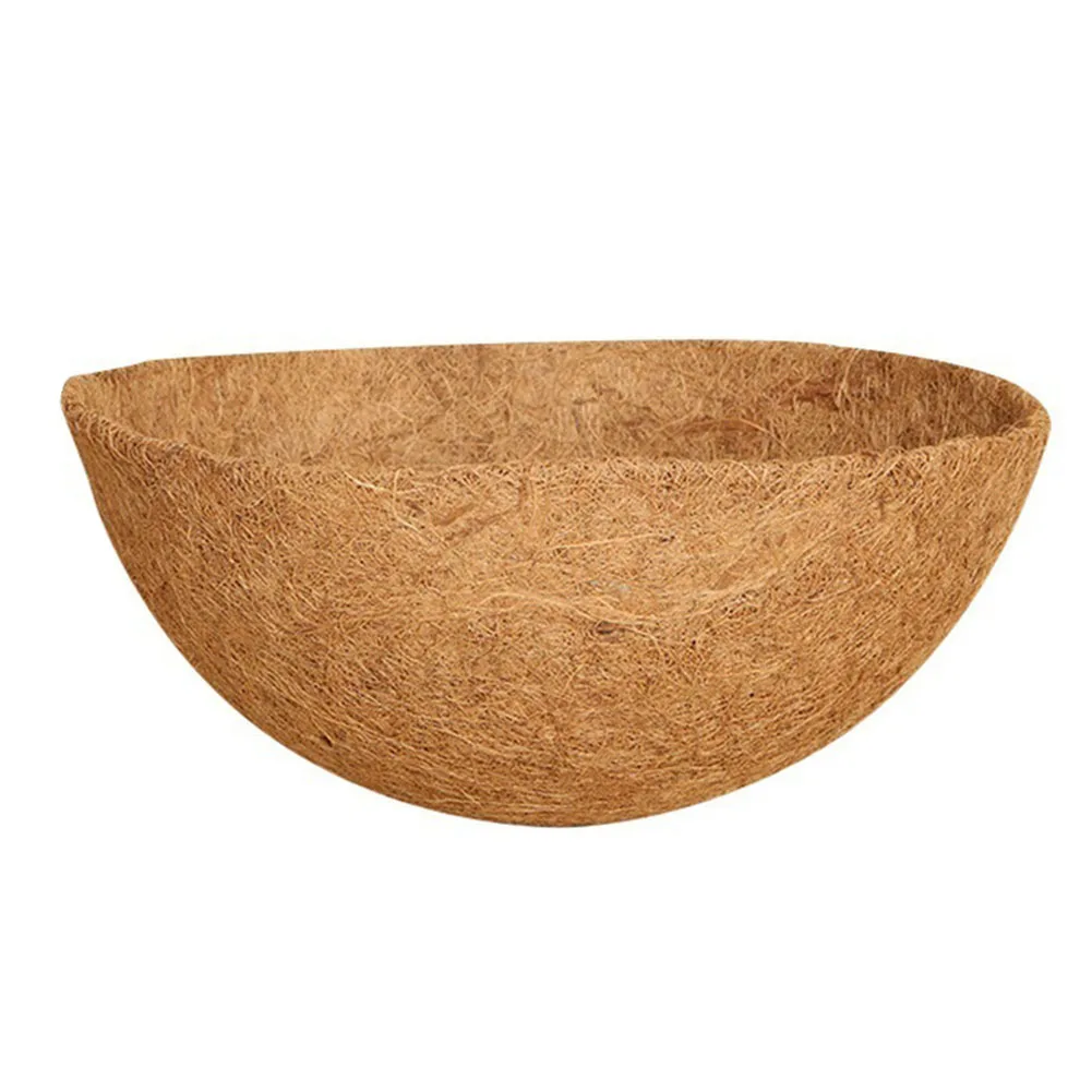 

Environmentally Friendly Hanging Basket Liner Flower Pots Liners 3-Pack Coconut Coco Fiber Natural Water Retention