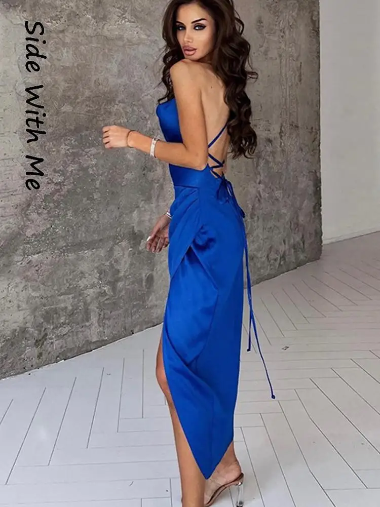 Side with Me Bandage Sexy Split Midi Dress for Women 2022 Summer Casual Backless Sleeveless Club Bodycon Party Woman Dresses
Side with Me Bandage Sexy Split Midi Dress for Women 2022 Summer Casual Backless Sleeveless Club Bodycon Party Woman Dresses