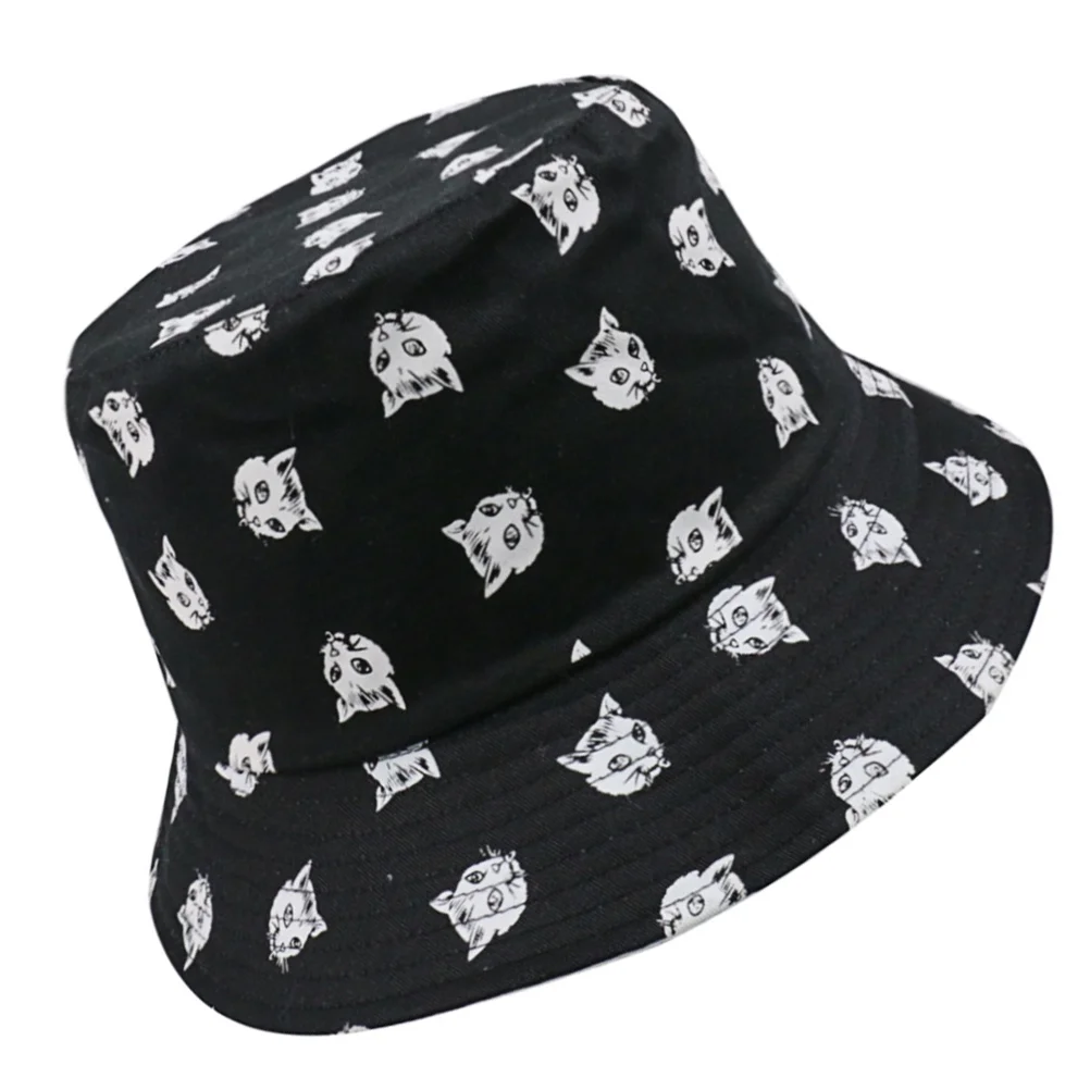 1pc Double Sided Fishing Hat Cat Outdoor Sun Hats Fashionable Sun Hat Summer Sun Block Headwear for Women Men (Black White 58cm)
1pc Double Sided Fishing Hat Cat Outdoor Sun Hats Fashionable Sun Hat Summer Sun Block Headwear for Women Men (Black White 58cm)