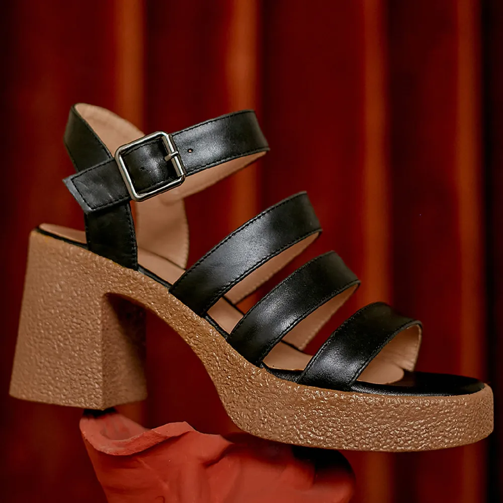 Women's genuine leather chunky heel platform sandals narrow band open toe summer female casual soft comfortable daily footwear
Women's genuine leather chunky heel platform sandals narrow band open toe summer female casual soft comfortable daily footwear