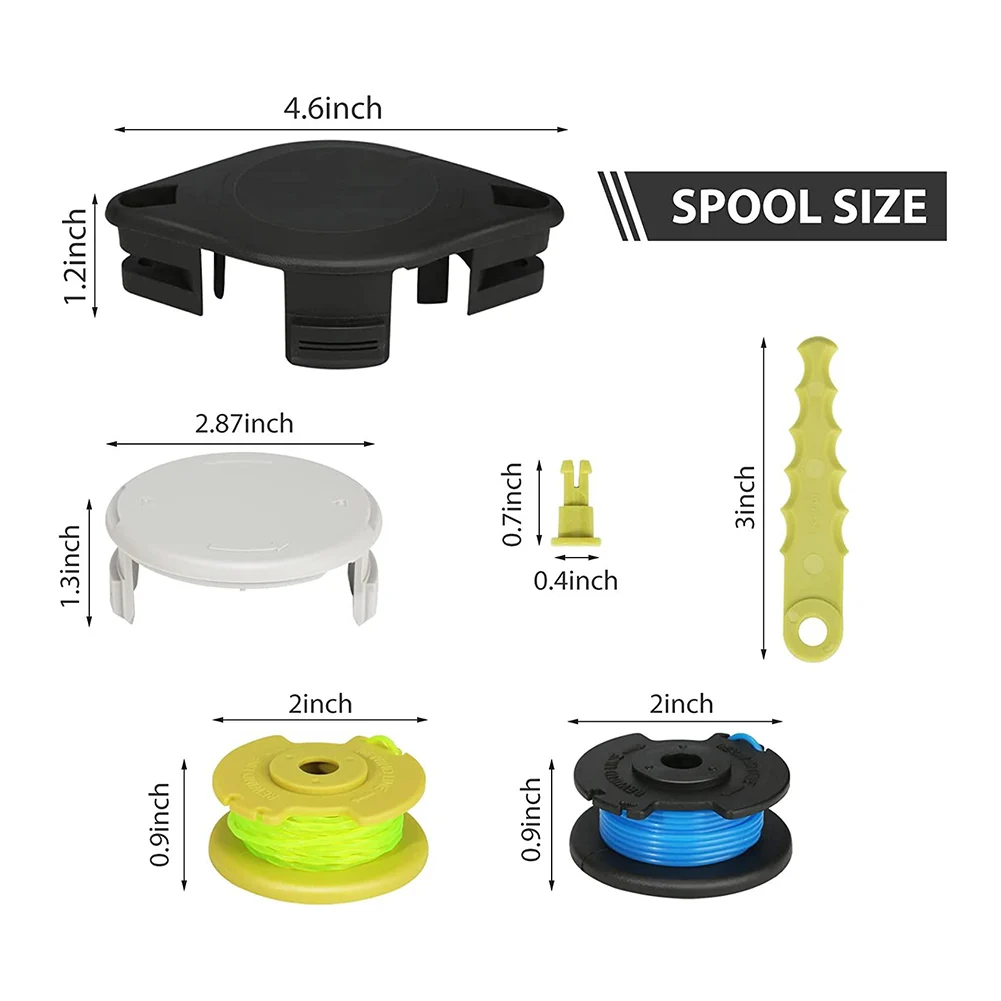 ACFHRL2 Bladed Trimmer Head 8 Quickload Blades Spool Line Spool Cap Kit For Ryobi High Quality String Trimmer Parts
ACFHRL2 Bladed Trimmer Head 8 Quickload Blades Spool Line Spool Cap Kit For Ryobi High Quality String Trimmer Parts