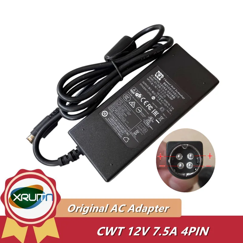 CWT 2AAL090F 12V 7.5A 4-Pin AC Adapter Charger For Netgear RN104104 RN10442D 200NAS RN10400 ReadNAS 332-10363-02 332-10581-01
CWT 2AAL090F 12V 7.5A 4-Pin AC Adapter Charger For Netgear RN104104 RN10442D 200NAS RN10400 ReadNAS 332-10363-02 332-10581-01