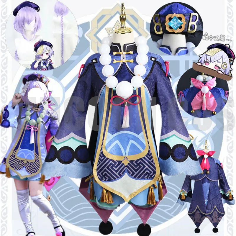 Игра Genshin Impact Project Qiqi Косплей Genshin ударный полный парик костюм обувь шапка Хэллоуин Рождественский костюм зомби детское платье
Игра Genshin Impact Project Qiqi Косплей Genshin ударный полный парик костюм обувь шапка Хэллоуин Рождественский костюм зомби детское платье