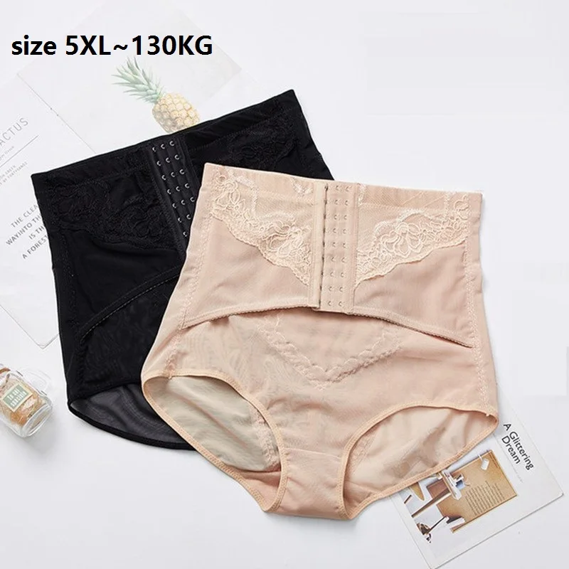 

size 5XL 130KG Women High Waist Trainer Body Shaper Panties Tummy Belly Control Slimming Control Shapewear Girdle Underwear