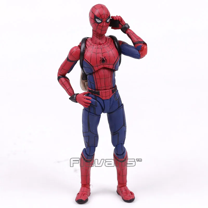 SHF Spider Man Zones Ecoming Figurine en PVC, Jouet Modèle à Collectionner, SpidSuffolk 3