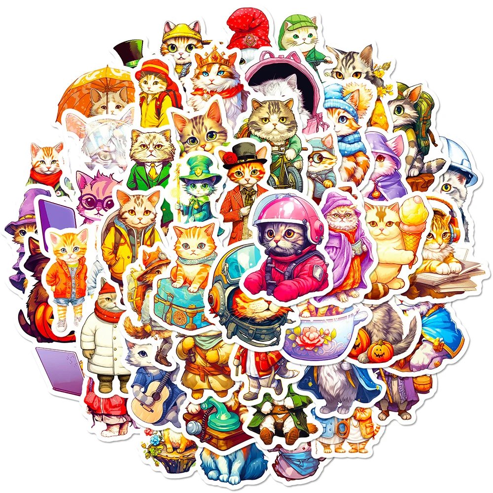 10/30/50Pcs Cool Anime Cats Stickers Funny Animal Cartoon Sticker Decorative Notebook Luggage Guitar Bike Kid Toys Decals Gift
10/30/50Pcs Cool Anime Cats Stickers Funny Animal Cartoon Sticker Decorative Notebook Luggage Guitar Bike Kid Toys Decals Gift