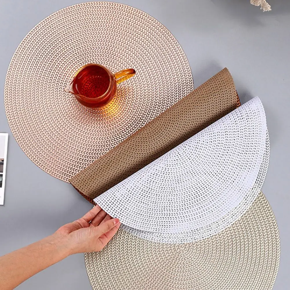 Cup Pad PVC Placemat Anti-stain Heat Resistant Table Mat Oil Proof Tableware Pad Table Decoration
Cup Pad PVC Placemat Anti-stain Heat Resistant Table Mat Oil Proof Tableware Pad Table Decoration