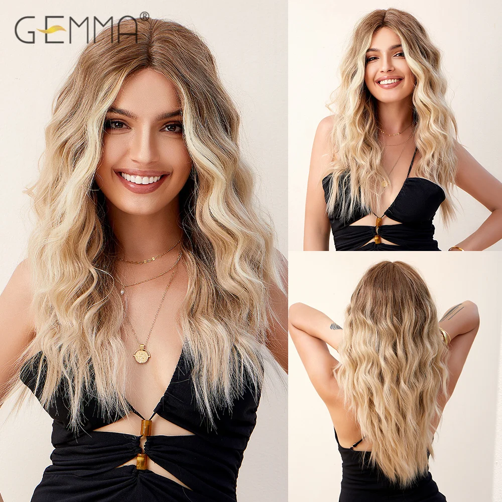 Synthetic Lace Front Wig Ombre Brown Blonde Long Curly Lace Frontal Wigs for Women Heat Resistant Natural Cosplay Daily Hair
Synthetic Lace Front Wig Ombre Brown Blonde Long Curly Lace Frontal Wigs for Women Heat Resistant Natural Cosplay Daily Hair