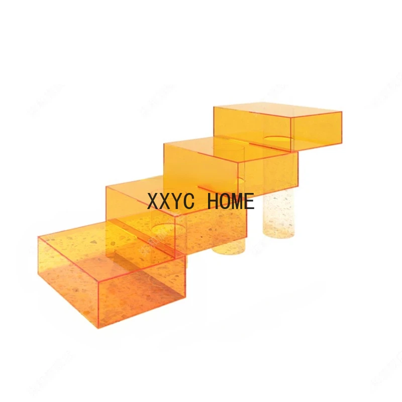 Acrylic Clothing Store Zhongdao Shoes Bag Height Display Display Table Storage Rack Creative Trapezoid Display Stand
Acrylic Clothing Store Zhongdao Shoes Bag Height Display Display Table Storage Rack Creative Trapezoid Display Stand