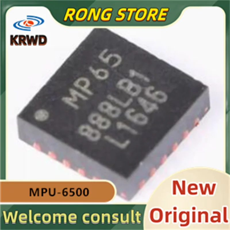 5 шт., MP65 Новый и оригинальный чип, фотографический прибор MPU6500 QFN24, 6-осевой акселерометр
5 шт., MP65 Новый и оригинальный чип, фотографический прибор MPU6500 QFN24, 6-осевой акселерометр