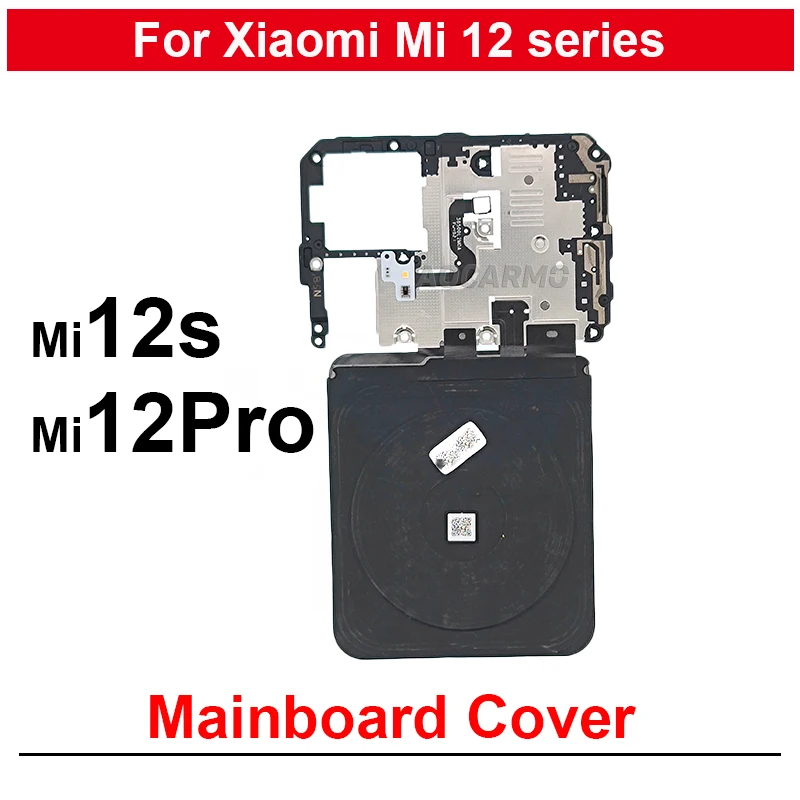 Крышка материнской платы для Xiaomi 12s Mi 12 Pro со вспышкой, Беспроводная зарядка, катушка, детали для замены модуля
Крышка материнской платы для Xiaomi 12s Mi 12 Pro со вспышкой, Беспроводная зарядка, катушка, детали для замены модуля
