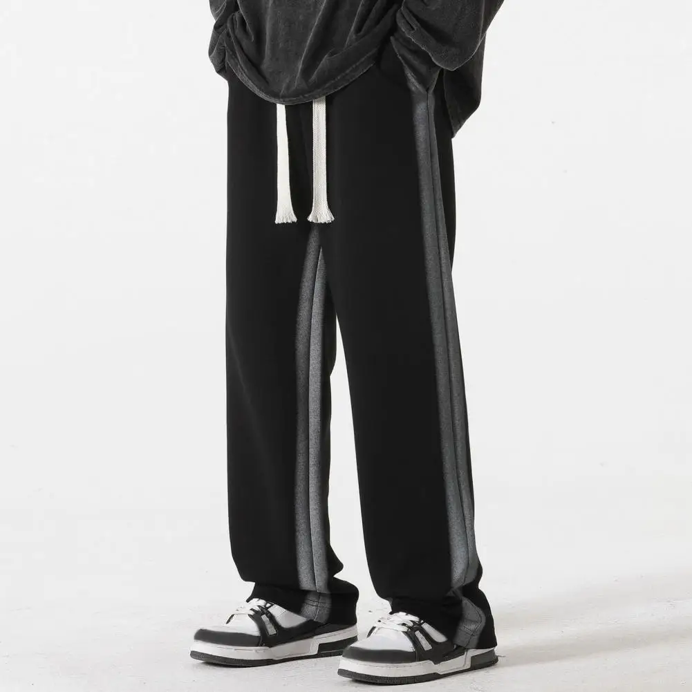 Straight Cut Sweatpants Gradient Color Men's Sport Pants with Side Stripe Loose Straight Wide for Gym for Comfortable for Active
Straight Cut Sweatpants Gradient Color Men's Sport Pants with Side Stripe Loose Straight Wide for Gym for Comfortable for Active