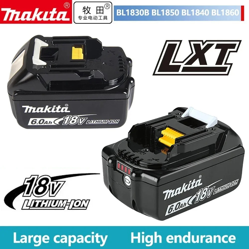 Original Makita 18V 6000mAh Lithium ion Rechargeable Battery 18v drill Replacement Batteries BL1860 BL1830 BL1850 BL1860B
Original Makita 18V 6000mAh Lithium ion Rechargeable Battery 18v drill Replacement Batteries BL1860 BL1830 BL1850 BL1860B