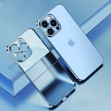 Luxury Plating Square Frame Matte Soft Silicone Case For iPhone 13 12 11 Pro Max Case Transparent Cover For iPhone 12 13 Mini
Luxury Plating Square Frame Matte Soft Silicone Case For iPhone 13 12 11 Pro Max Case Transparent Cover For iPhone 12 13 Mini