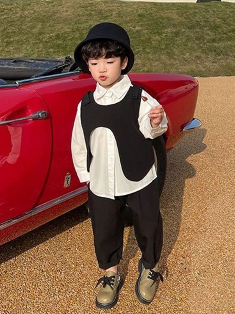 2023 Spring Boy Clothing Set 3pcs Vest+Top+Pant Kid Children Baby Toddler Boy Korea Designer Kids ClothesToddler Girl Clothes
2023 Spring Boy Clothing Set 3pcs Vest+Top+Pant Kid Children Baby Toddler Boy Korea Designer Kids ClothesToddler Girl Clothes