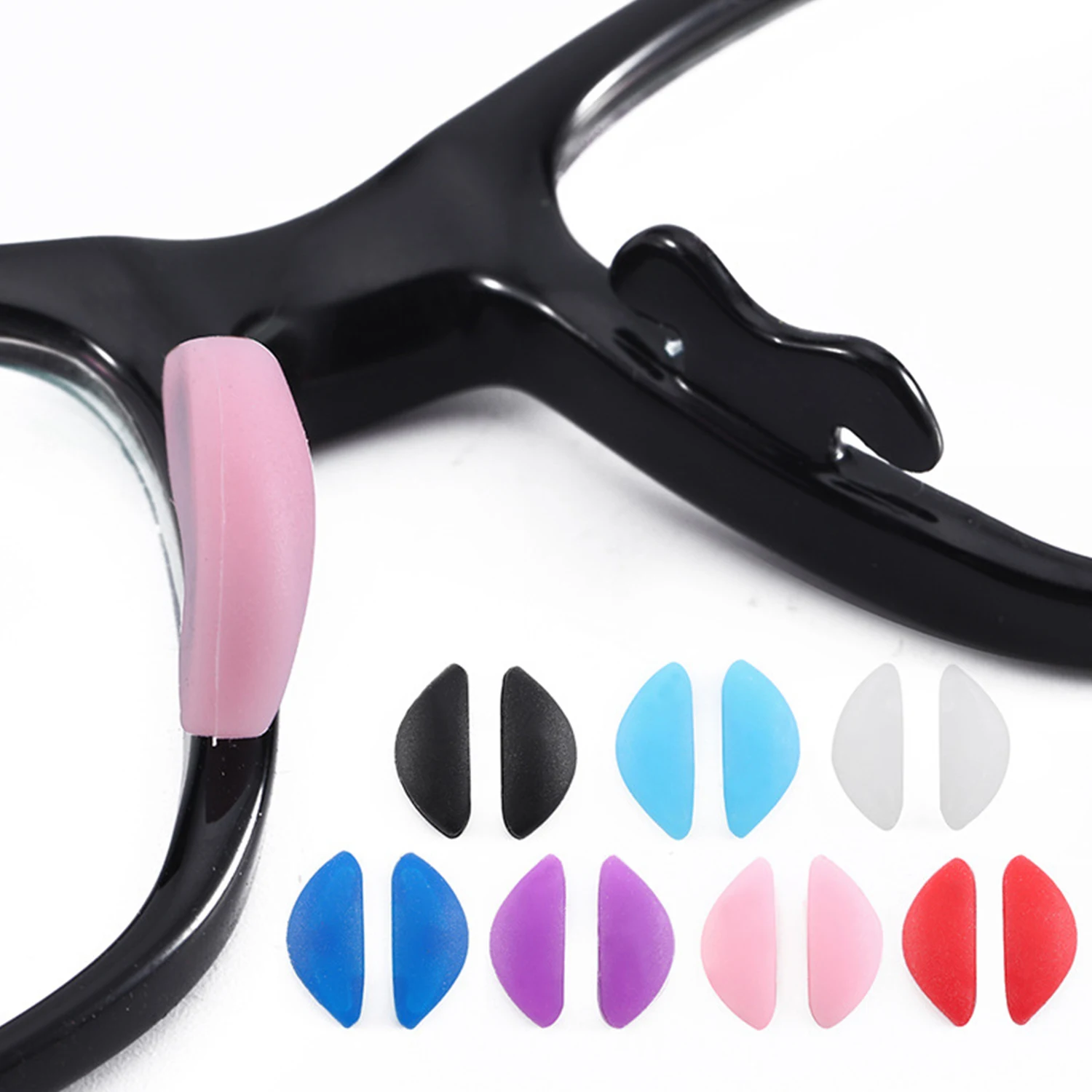 Silicone Glasses Eyeglasses Nose Pads Optical Frame Repair Accessory Part Push In Insert Black Red Blue Purple
Silicone Glasses Eyeglasses Nose Pads Optical Frame Repair Accessory Part Push In Insert Black Red Blue Purple