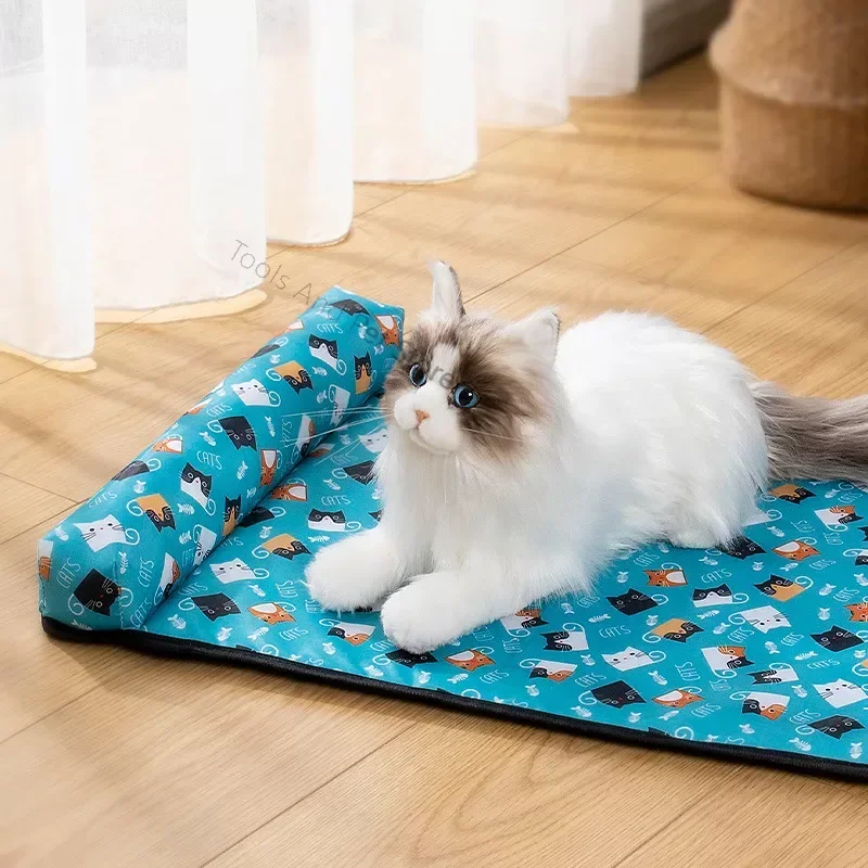 New Pet Cooling Mat Dog Pillow Pad Summer Dogs Cats Ice Silk Cooling Blanket Cushion Pet Sofa Kitten Puppy Supplies Puppy
New Pet Cooling Mat Dog Pillow Pad Summer Dogs Cats Ice Silk Cooling Blanket Cushion Pet Sofa Kitten Puppy Supplies Puppy