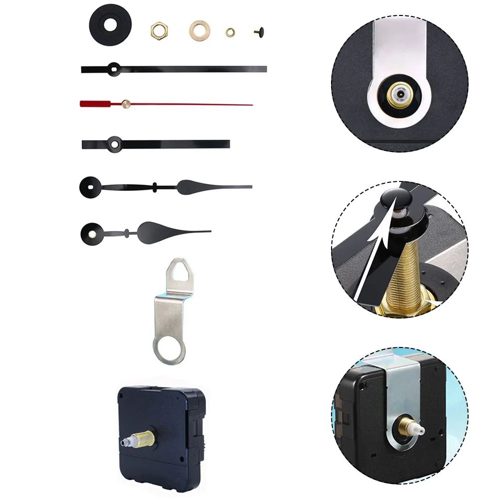 DIY Wall Clock Repair Kit with Quartz Movement 12pcs Perfect for Creeping 3 Pointer Clocks Energy Efficient Black
DIY Wall Clock Repair Kit with Quartz Movement 12pcs Perfect for Creeping 3 Pointer Clocks Energy Efficient Black