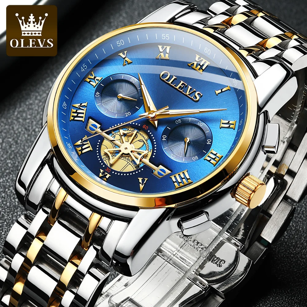 Olevs Top Brand Watches For Men Warterproof Sports Mens Watch Top Luxury Clock Male Business Quartz Wristwatch Relogio Masculino
Olevs Top Brand Watches For Men Warterproof Sports Mens Watch Top Luxury Clock Male Business Quartz Wristwatch Relogio Masculino