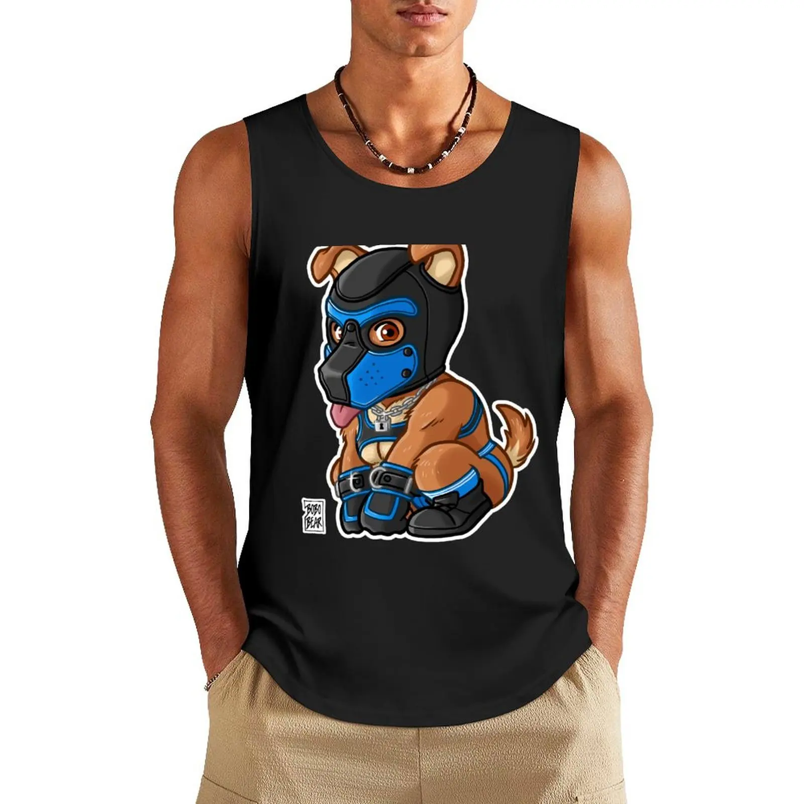 PLAYFUL PUPPY - BLUE MASK - BEARZOO SERIES Tank Top anime Bodybuilding clothing man
PLAYFUL PUPPY - BLUE MASK - BEARZOO SERIES Tank Top anime Bodybuilding clothing man