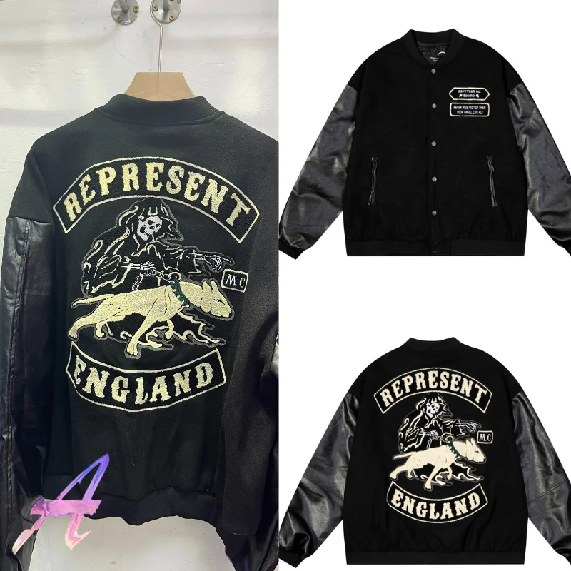 Real Photo New Winter REP Jackets High Street Vintage Letter 3D Print Thicken Cotton Coat Men Women Baseball Jacket
Real Photo New Winter REP Jackets High Street Vintage Letter 3D Print Thicken Cotton Coat Men Women Baseball Jacket